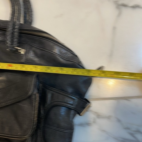 Vintage Lamb grey handbag. Large size - Picture 11 of 16